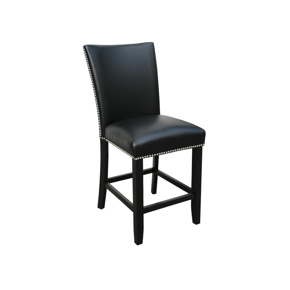 Camila Black Counter Chair – set of 2