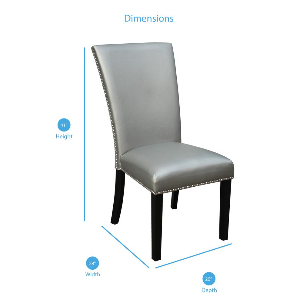 Camila Silver Dining Chair – set of 2