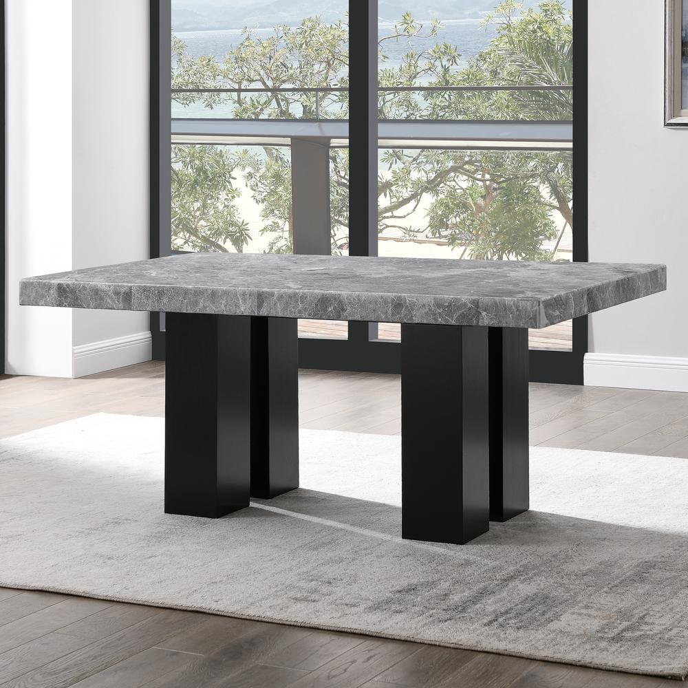 Camila Rectangle Dining Table-Gray