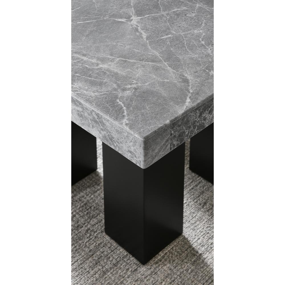 Camila Square Gray Marble Top Table