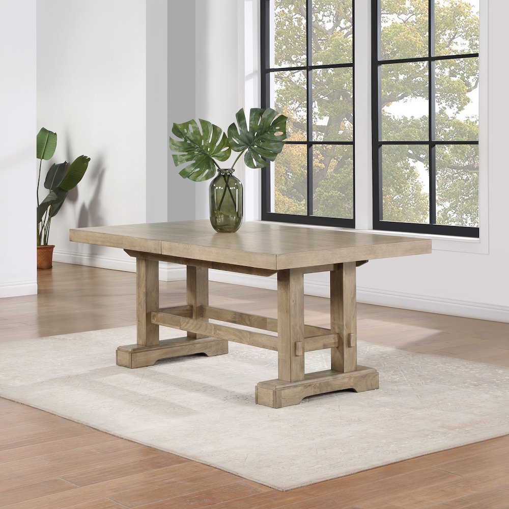 Napa 108-inch Dining Table with 2/18-inch Leaves