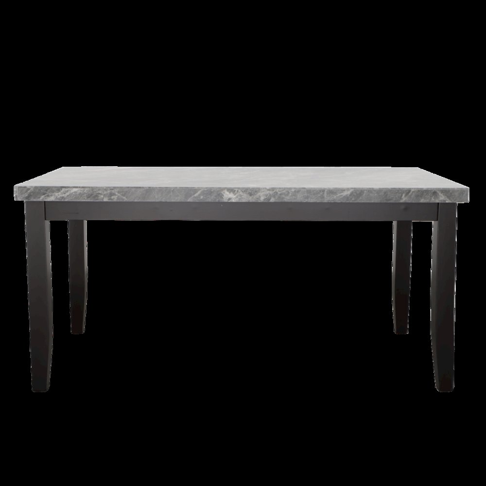 Napoli 64-inch Gray Marble Dining Table
