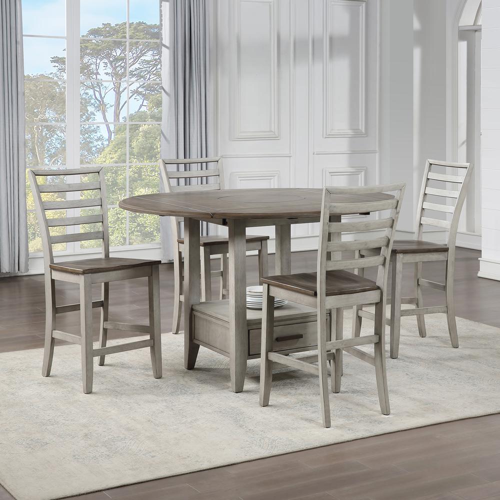 Abacus Drop Leaf Counter Table