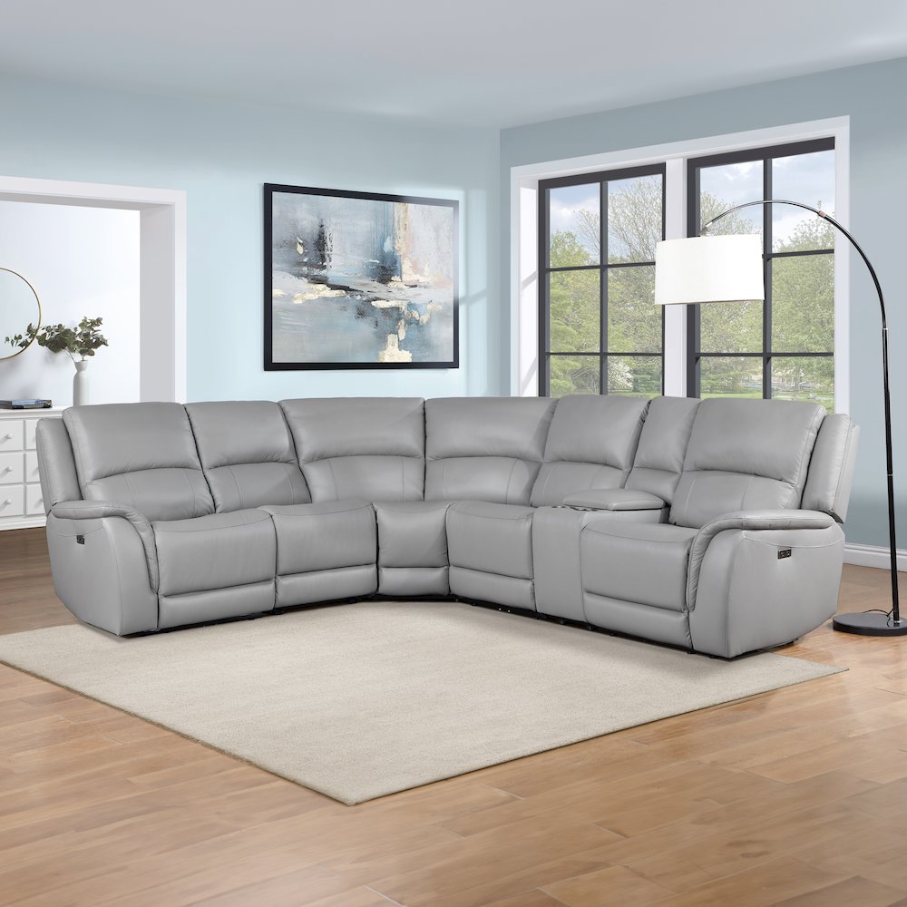 Alexandria Leather 5pc Power Sec