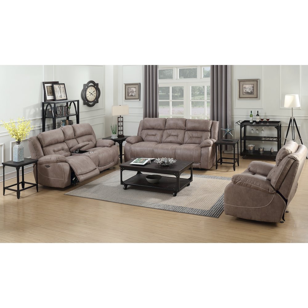 Aria Power Recliner Sofa – Desert Sand