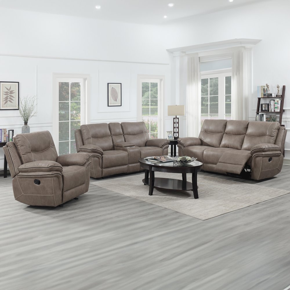 Isabella Console Loveseat Sand