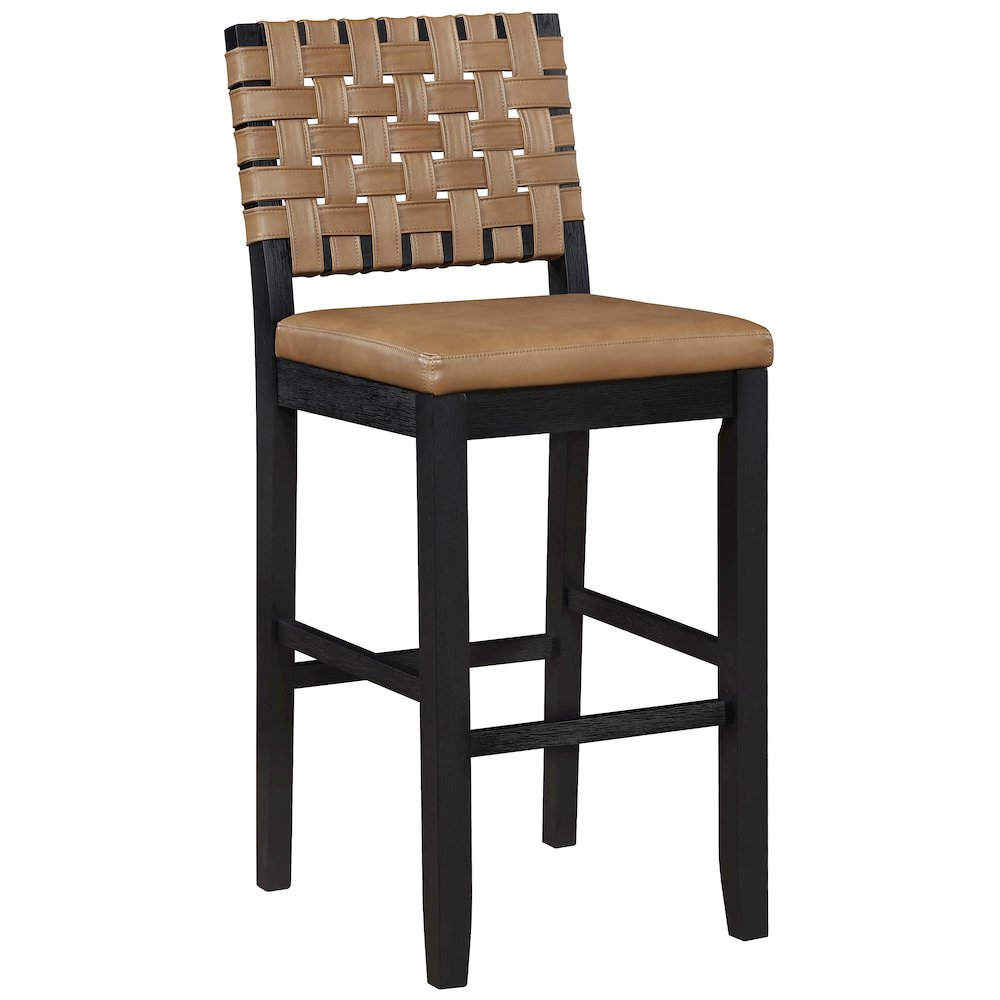 Reid Black Bar Chair