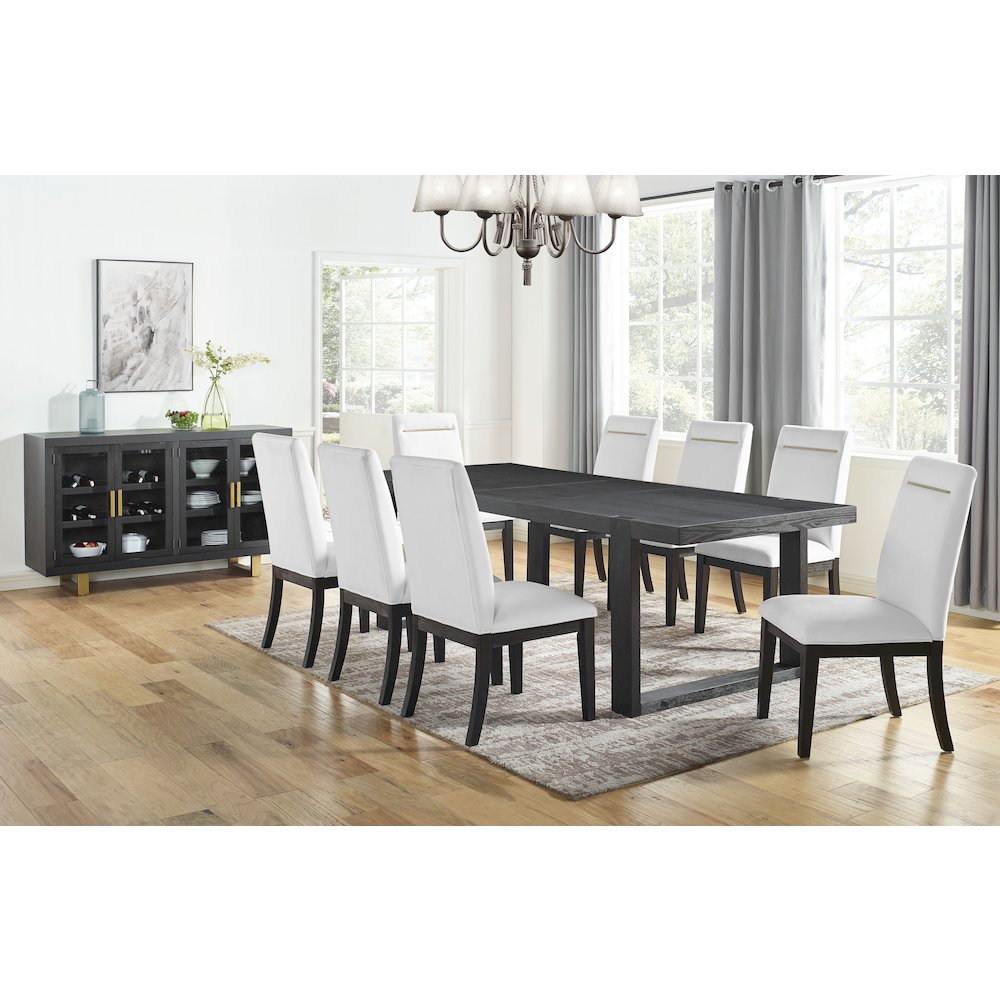 Yves 10pc Dining Set – White