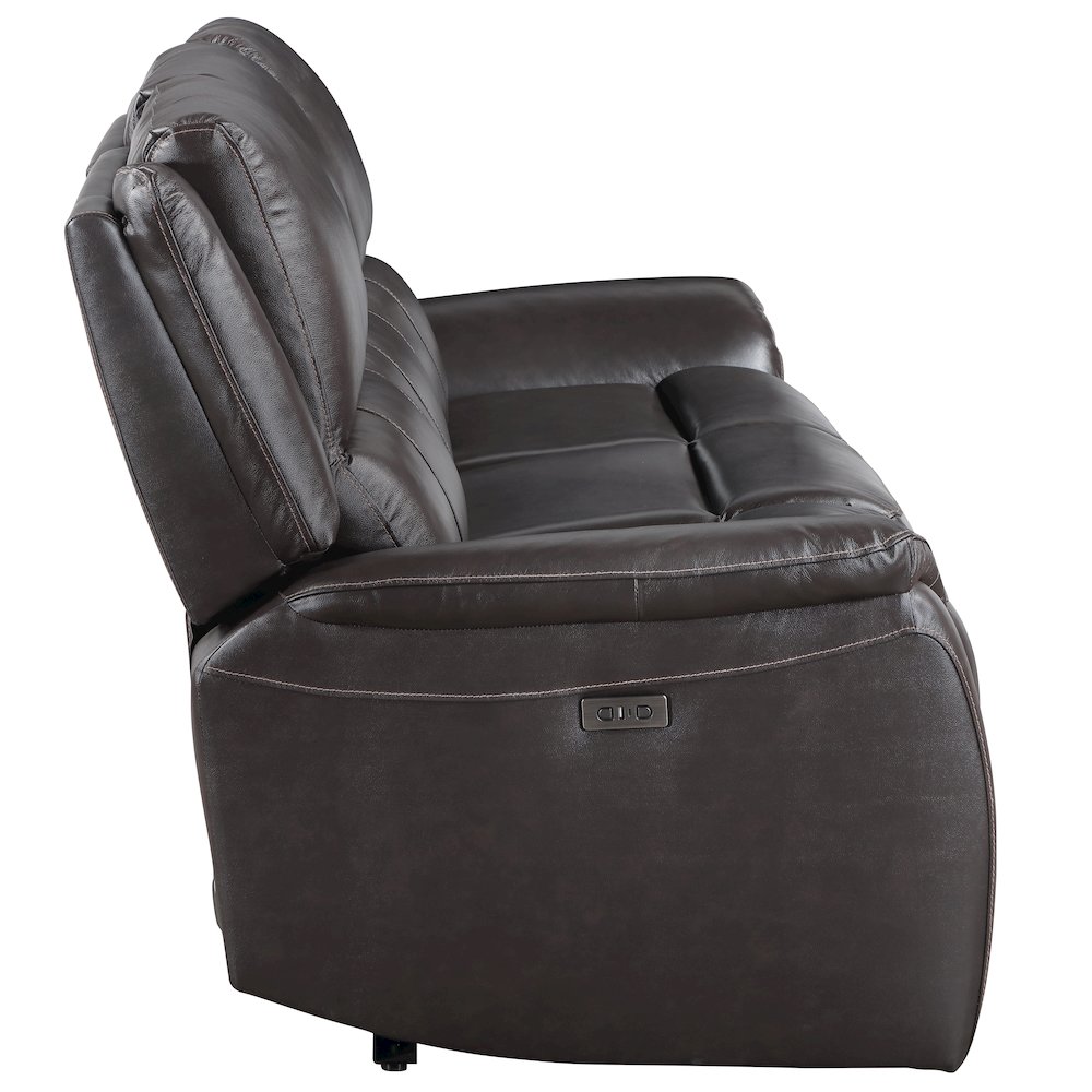 Alexandria Power Leather Reclining Sofa