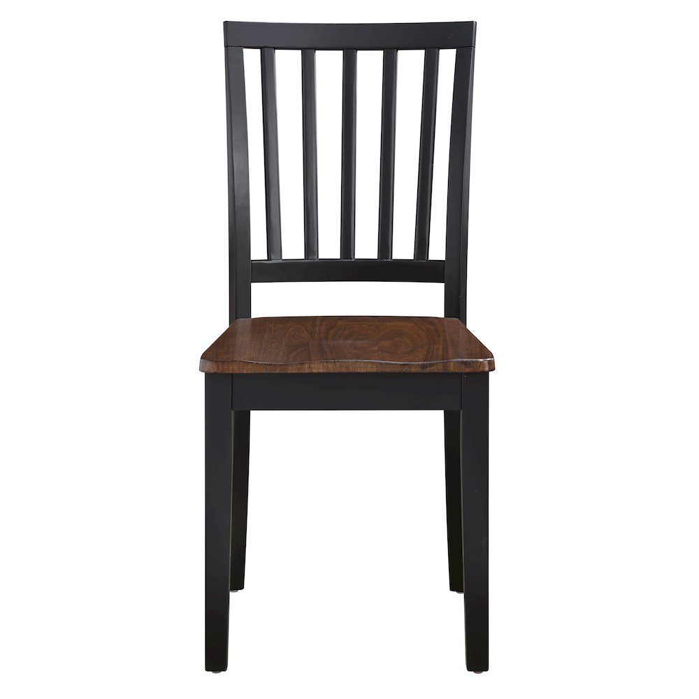 Joplin Solid Wood Two-Tone Farmhouse Chair