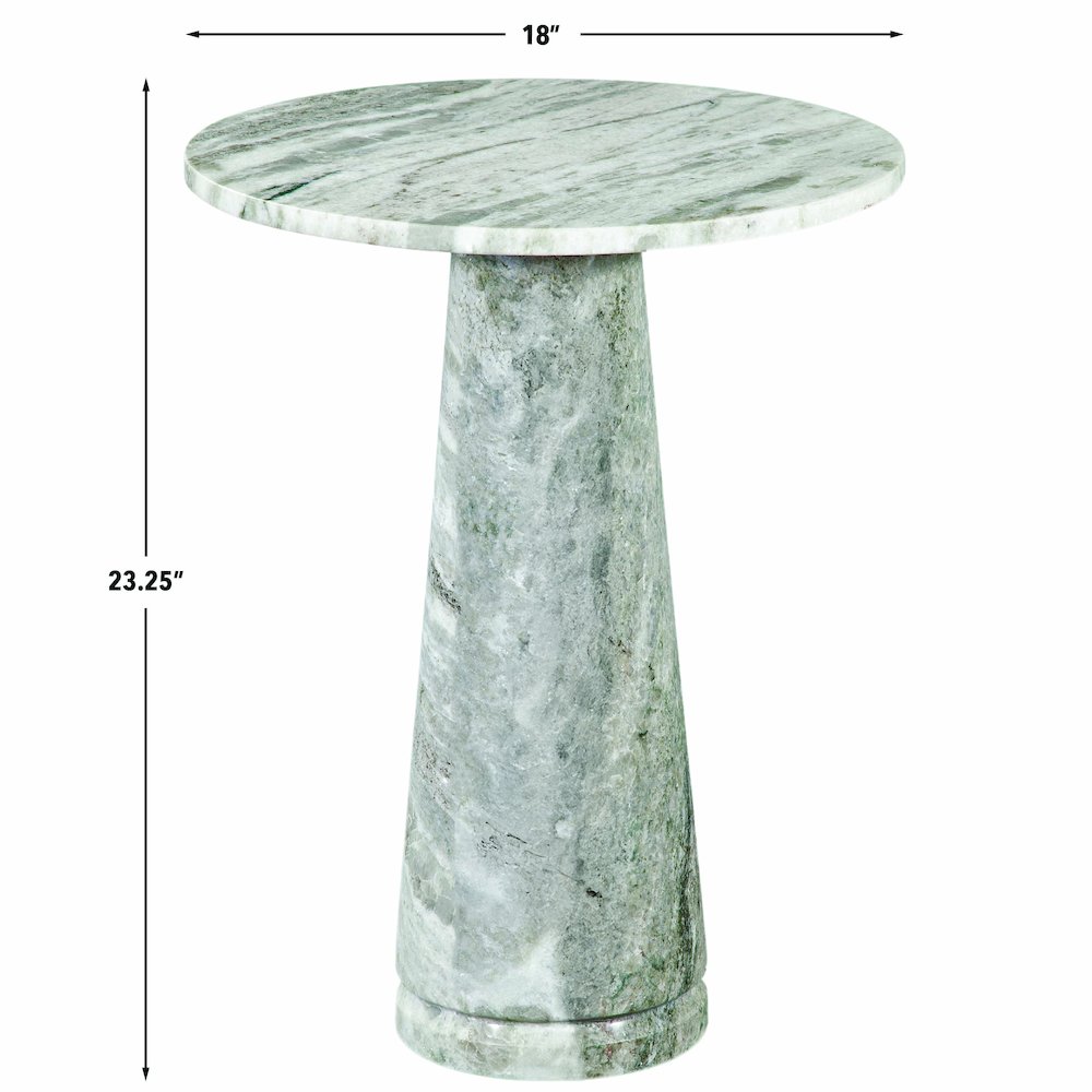 Joni Fantasy Brown Marble End Table