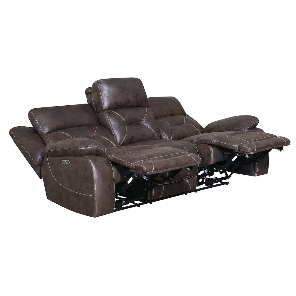 Aria Pwr- Pwr Recliner Sofa Brown