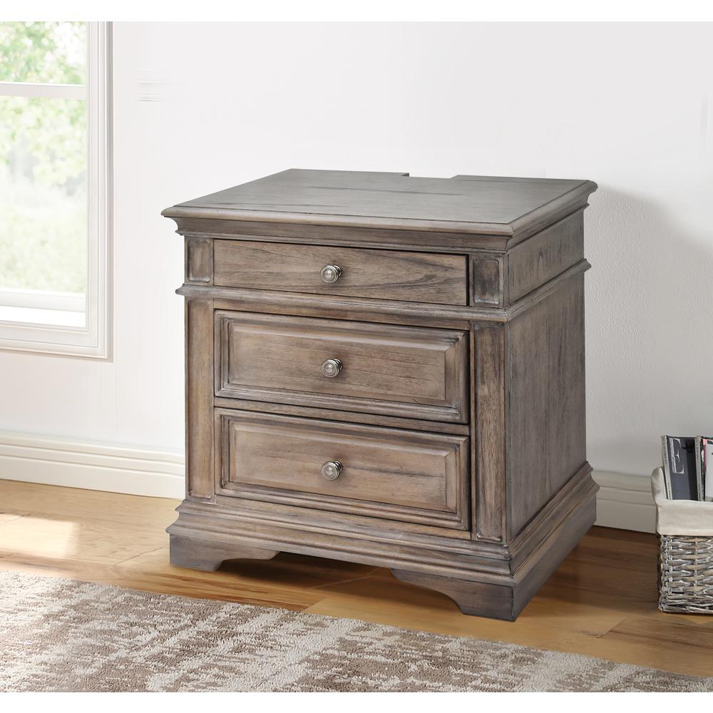 Highland Park Nightstand Waxed