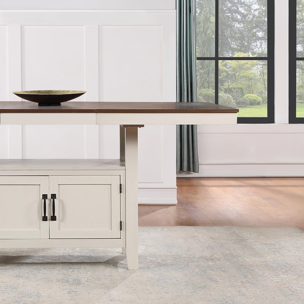 60-80″ Counter Table with 20-inch Leaf