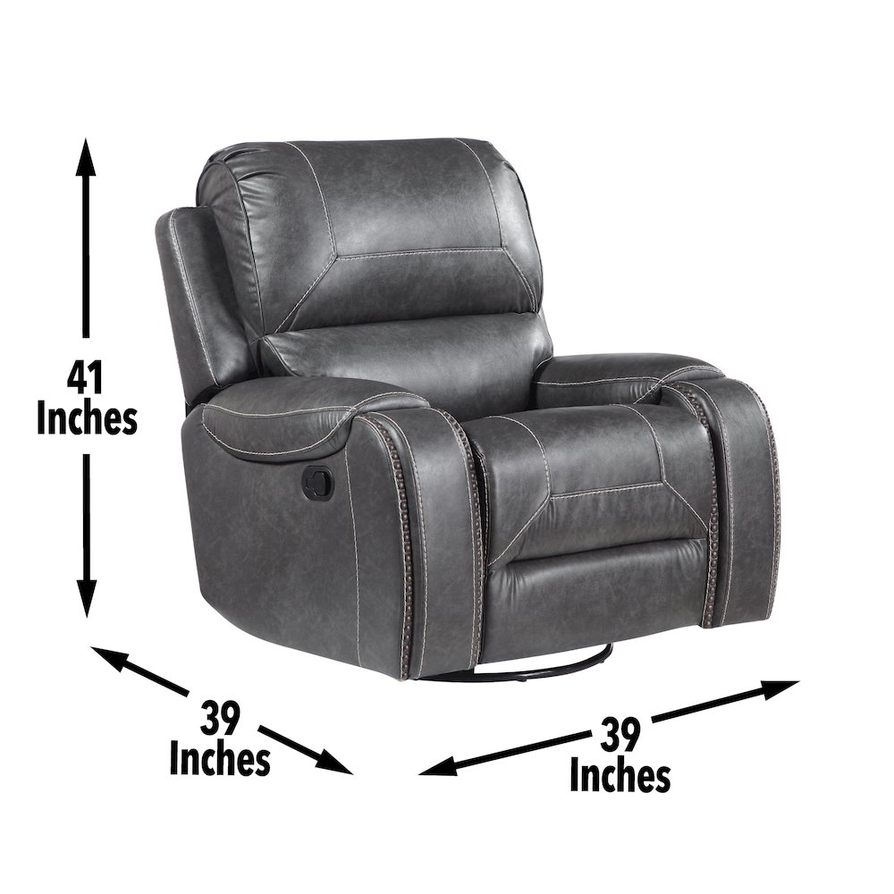 Keily Gray Manual Recliner