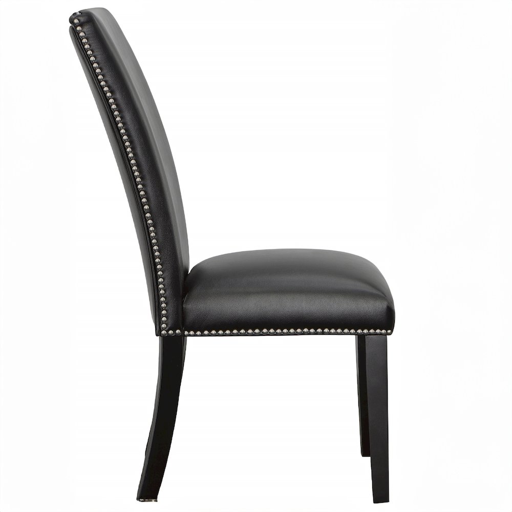 Camila 5PC Rectangle Dining Set Black Chair