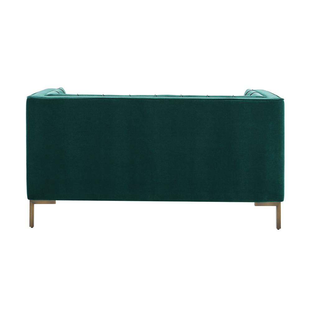Isaac Green Velvet Loveseat