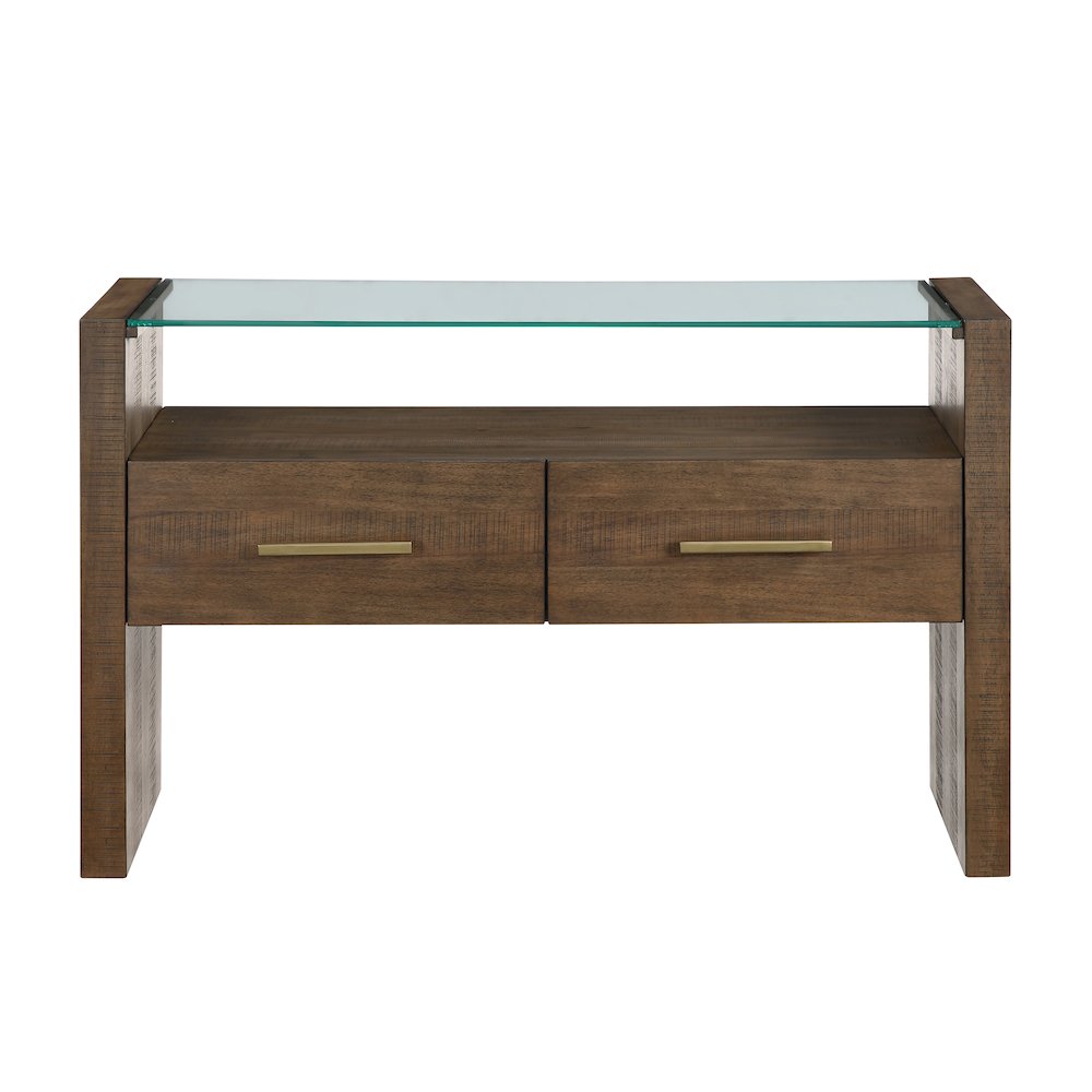 Garland Glass Top Sofa Table