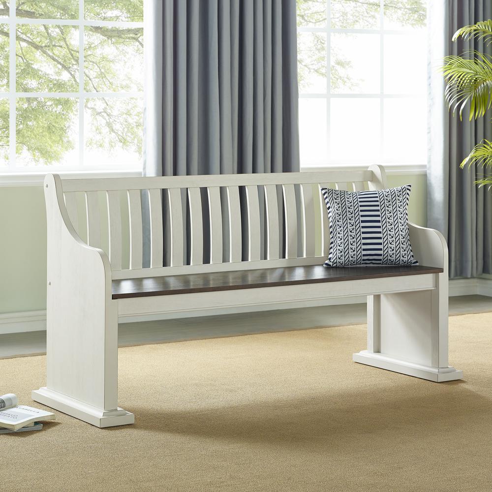 Joanna Two Tone Storage Bench