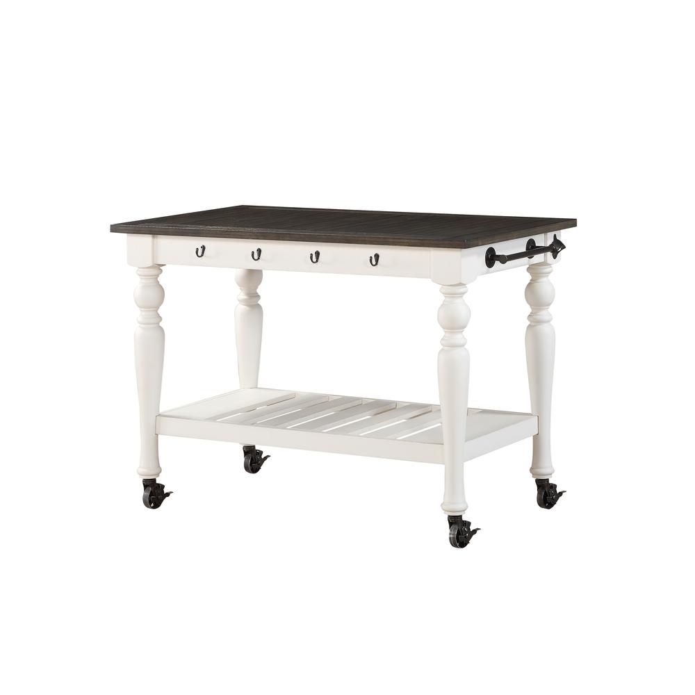 Joanna Two Tone Kitchen Cart
