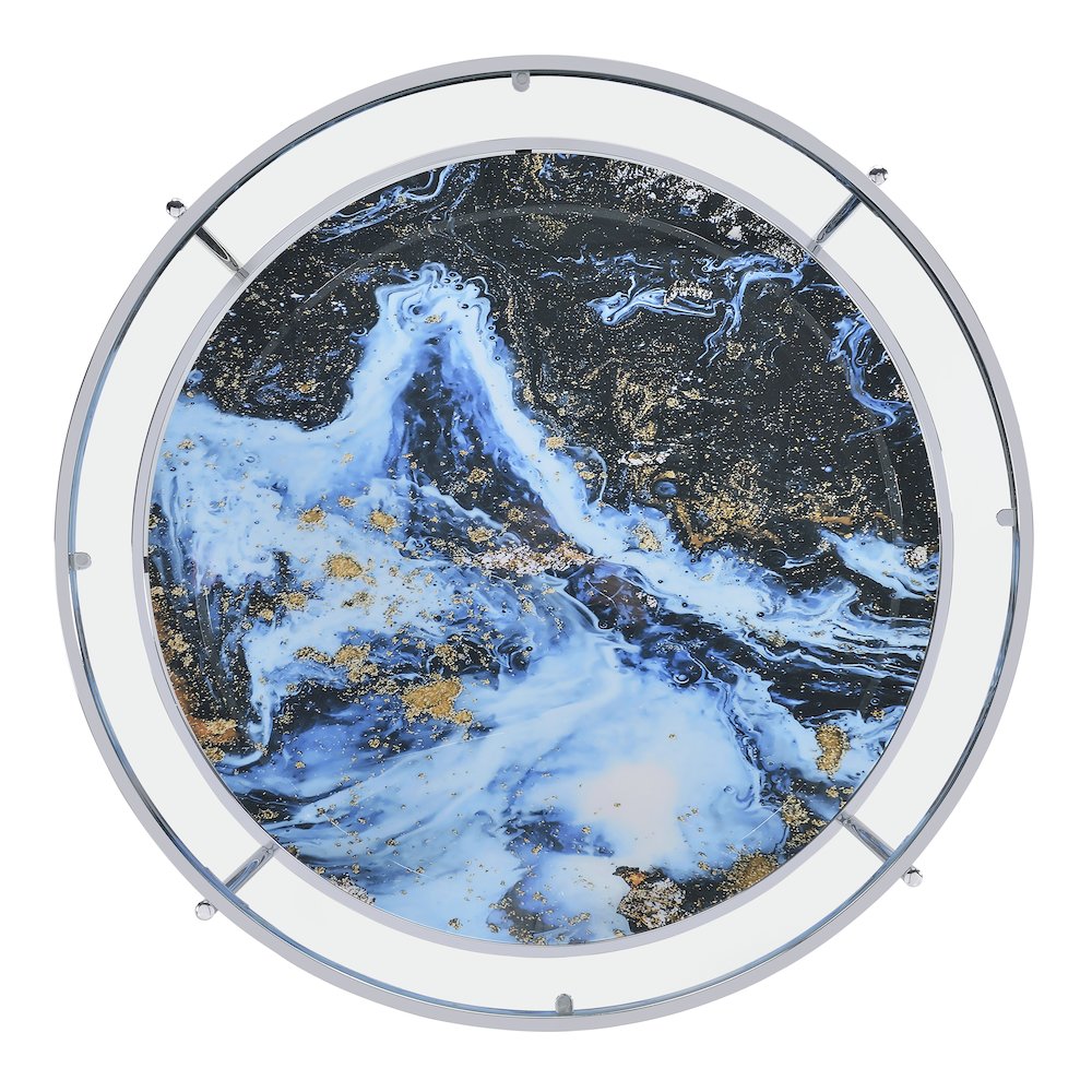 Averie Reversible Round Cocktail Table