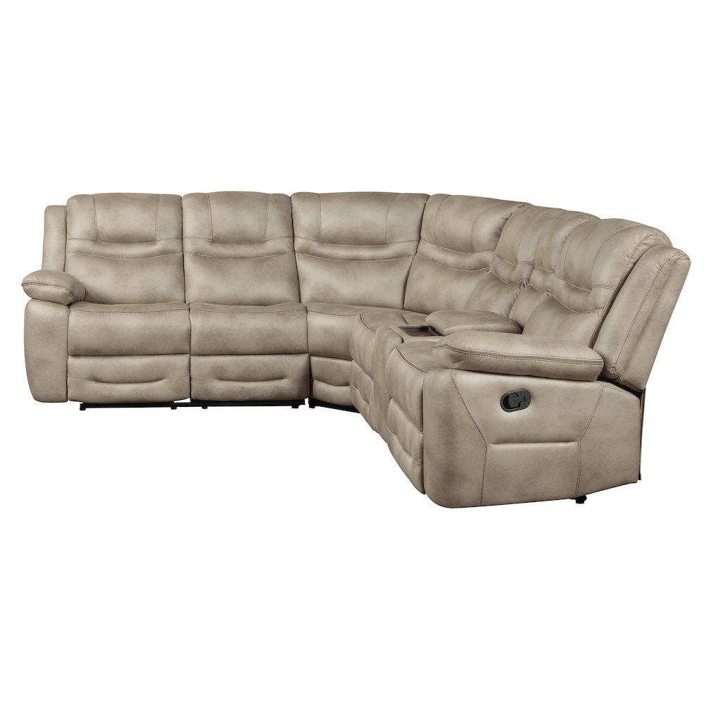 Shelton 3PC Manual Reclining Sectional