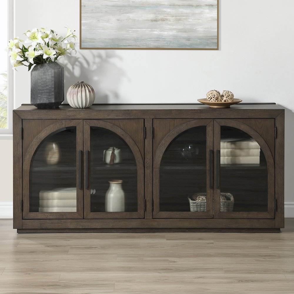 Burlington 70″ Cathedral Doored Server