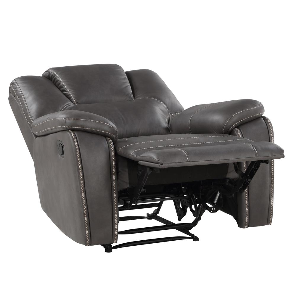 Katrine Manual Recliner – Charcoal