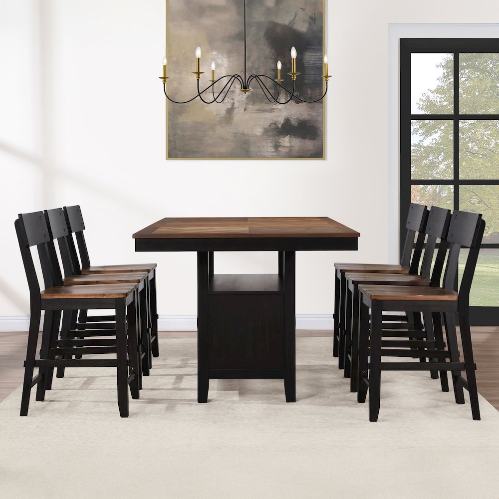 Bermuda 7-Piece Counter Dining Set