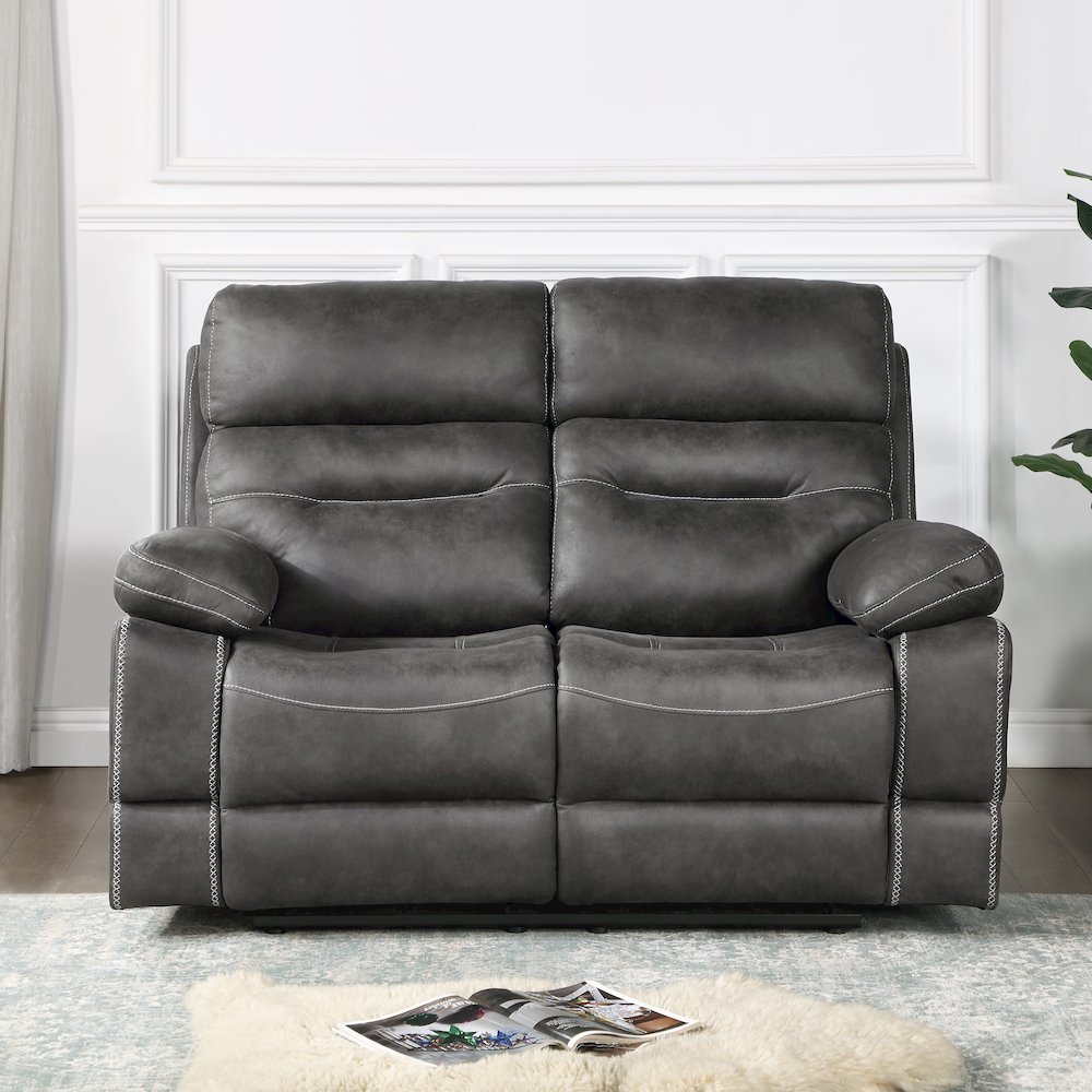 Rudger Gray Manual Loveseat