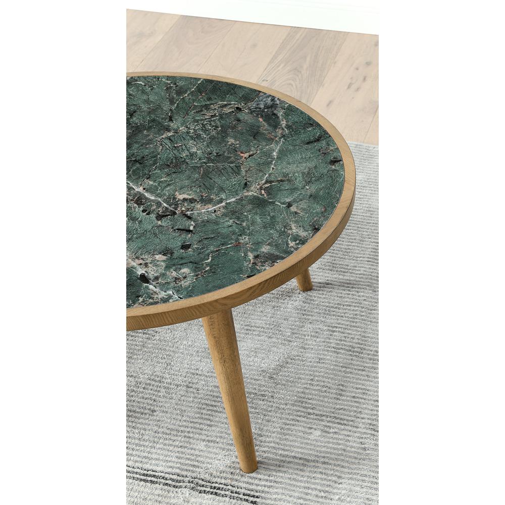 Novato Cocktail Table with Sintered Stone Inlay Top