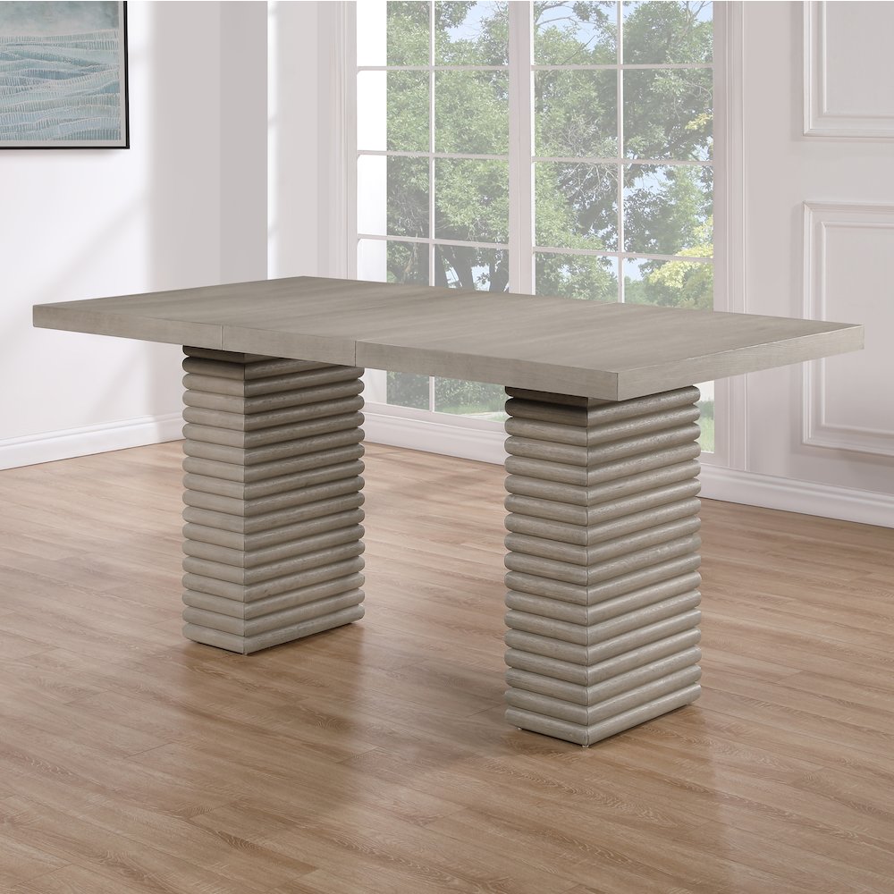 Lily 60-78″ Counter Table w/18″ Leaf
