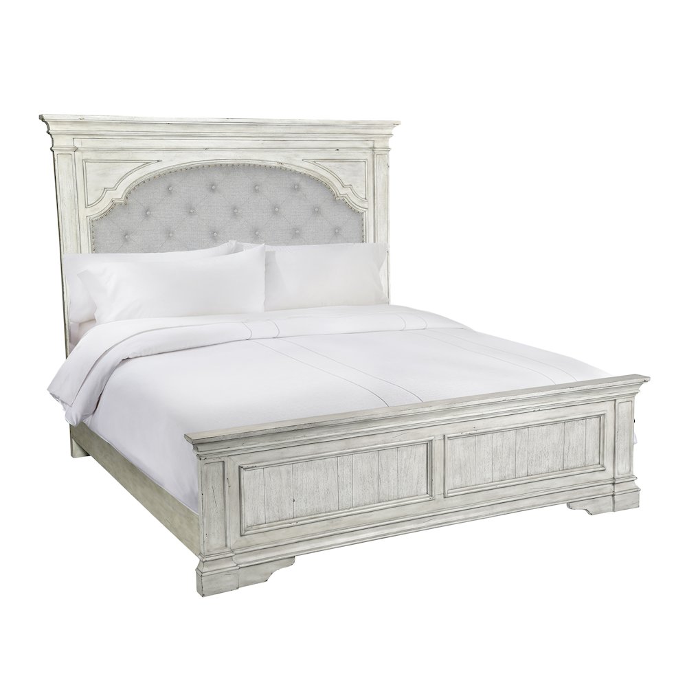Highland Park King Bed Ivory