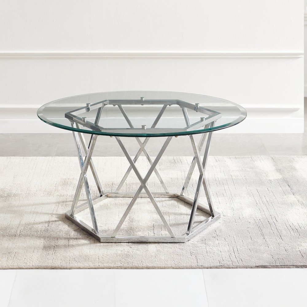 Escondido Glass Cocktail Table