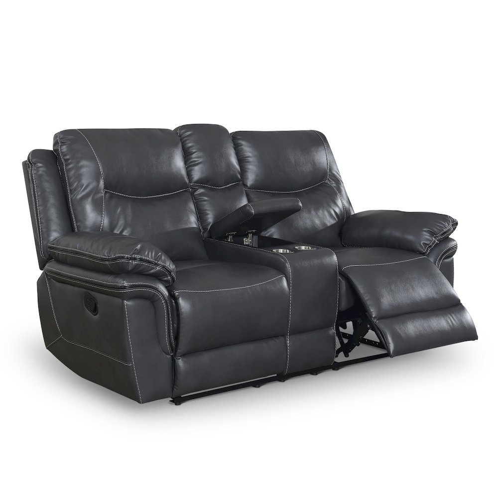 Isabella Console Loveseat Grey
