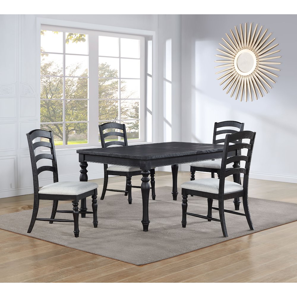 Odessa 5-Piece Dining Set (Table & 4 Side Chairs)