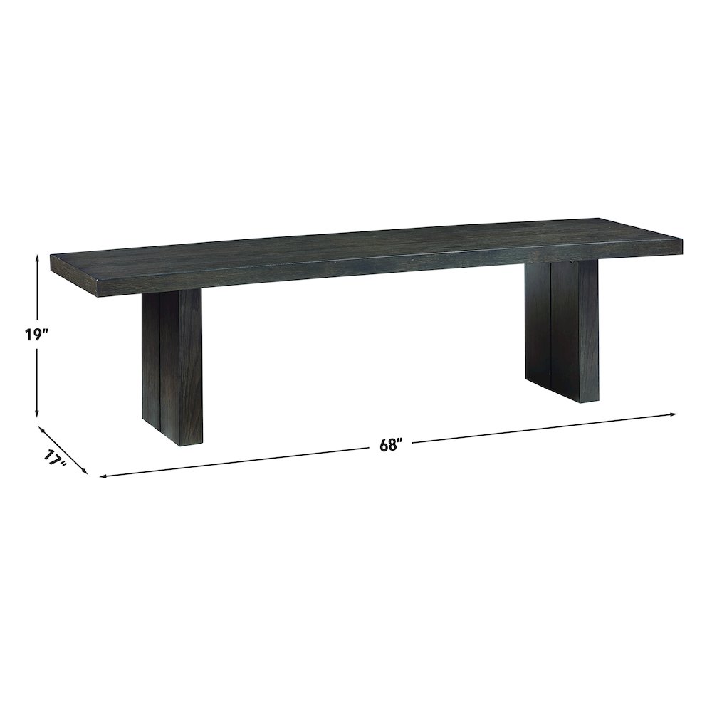 Evan 68″ Wooden Dining Bench