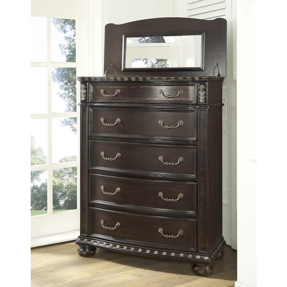 Monte Carlo 5-drawer Lift Top Chest