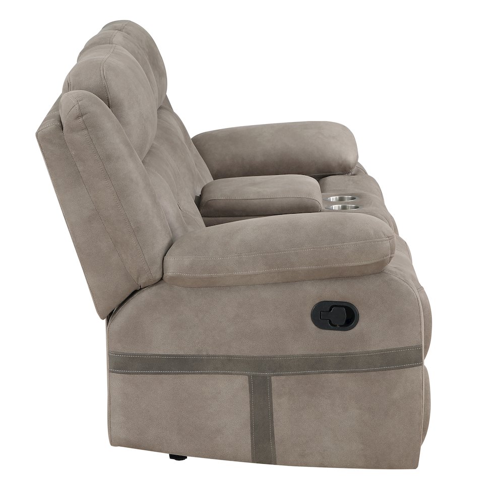 Abilene Tan Manual Console Loveseat