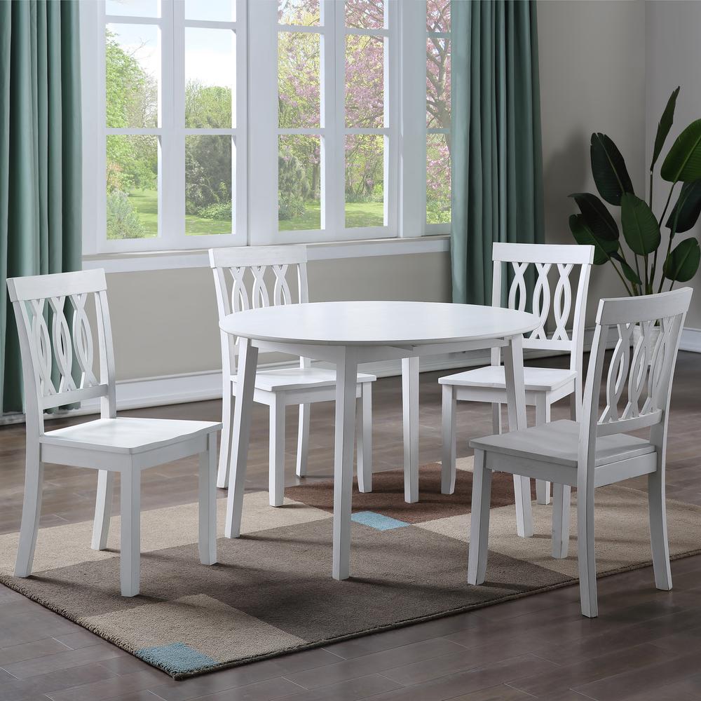 Naples 5pc Drop Leaf Dining Set