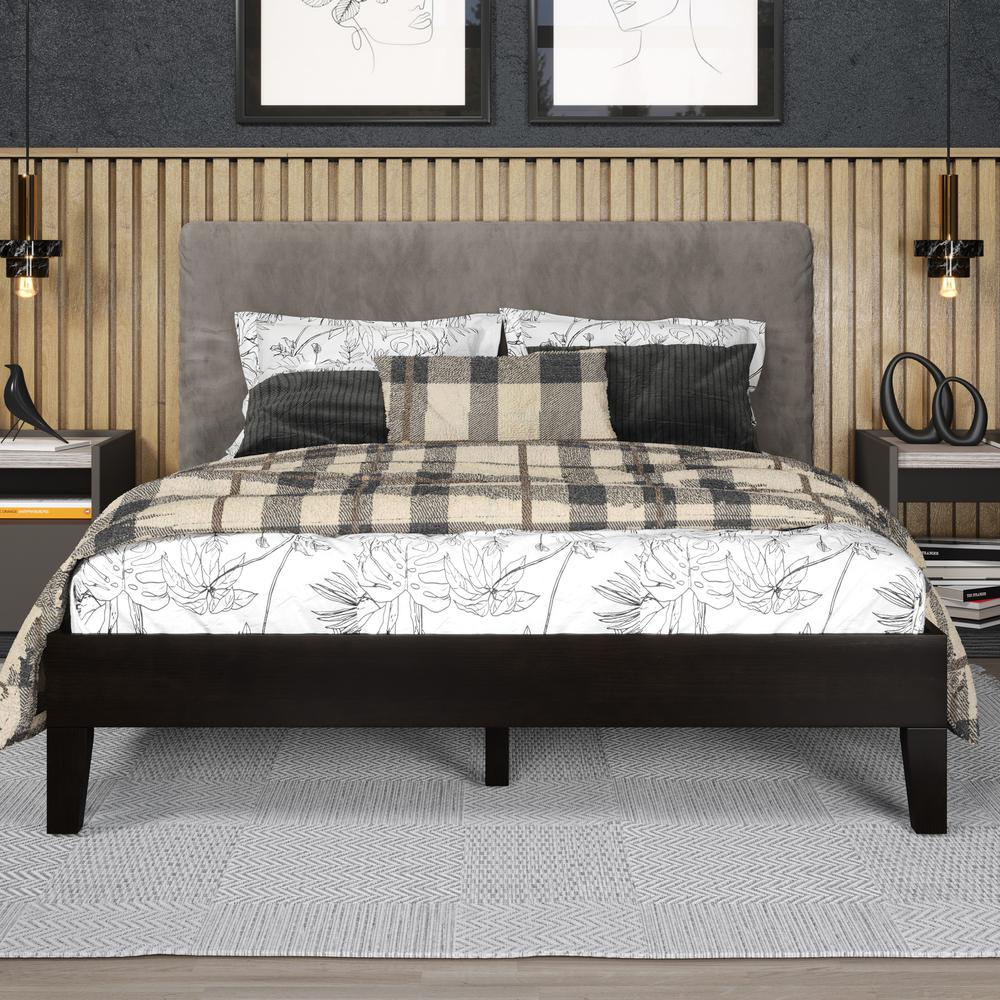 Nix Solid Wood Full Platform Bed