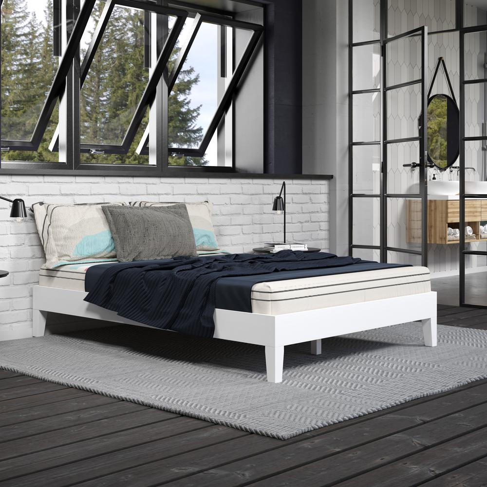 Nix Solid Wood Full Platform Bed