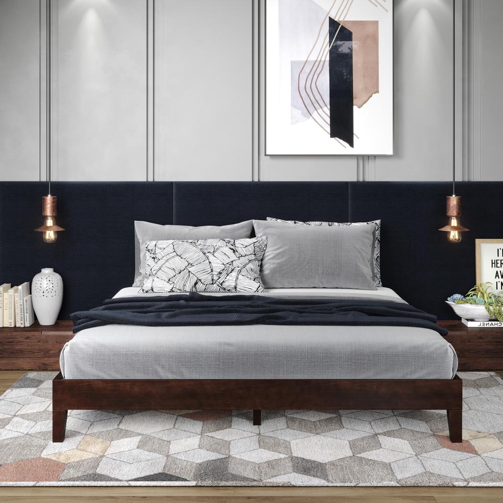 Nix Solid Wood King Platform Bed