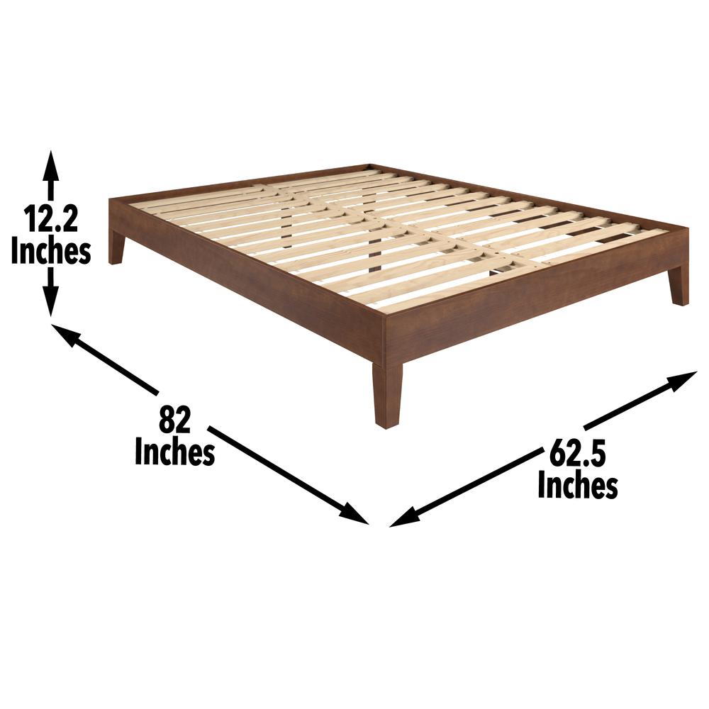 Nix Solid Wood Queen Platform Bed