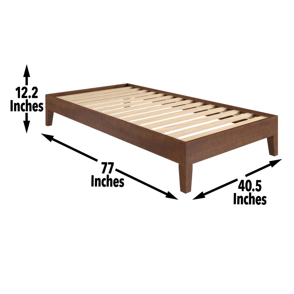 Nix Solid Wood Twin Platform Bed