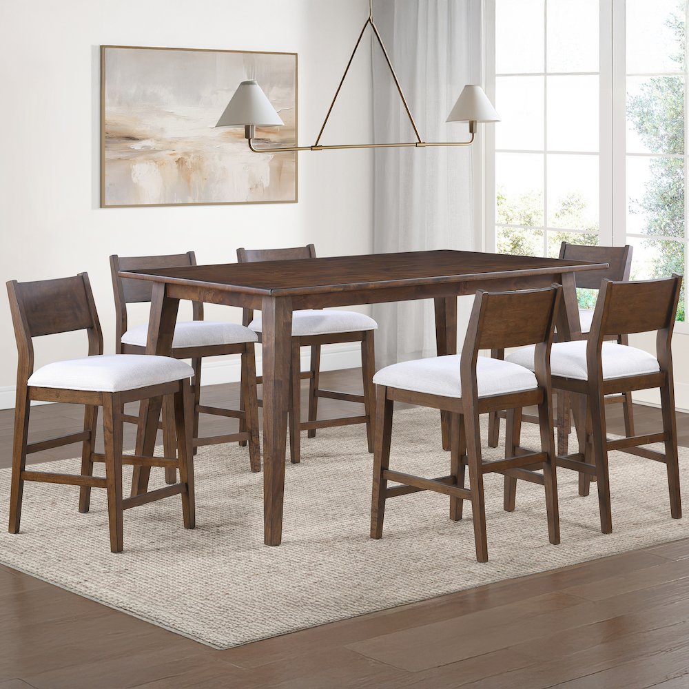 Canton 7PC Counter Dining Set