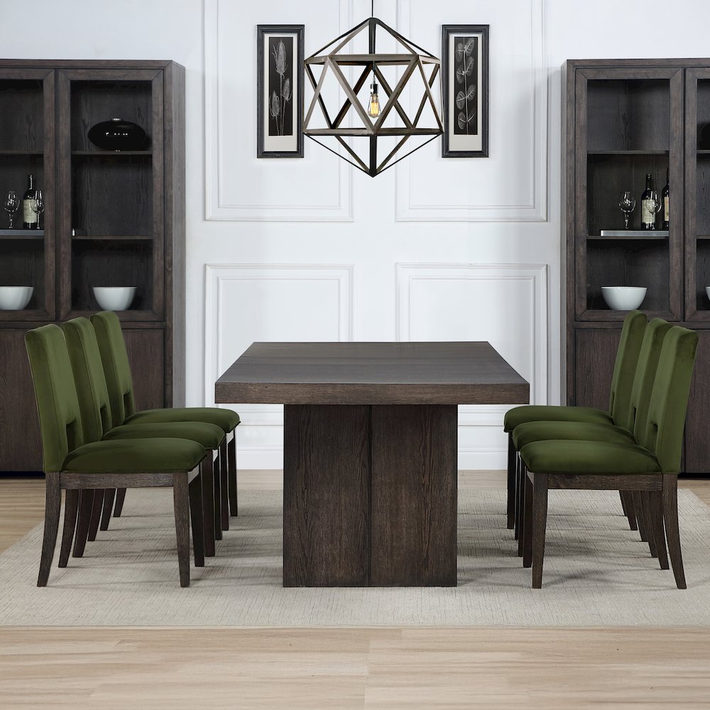 4 Emerald Side Chairs