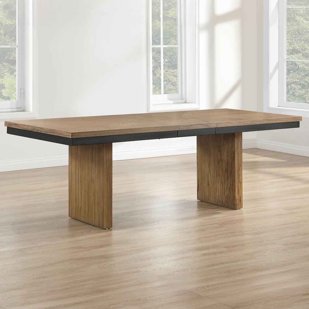 Roatan 80-96″ Table with 16-inch Self-Storing Leaf