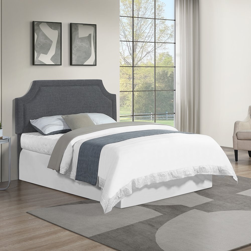 Elena Dark Gray Queen/Full Headboard