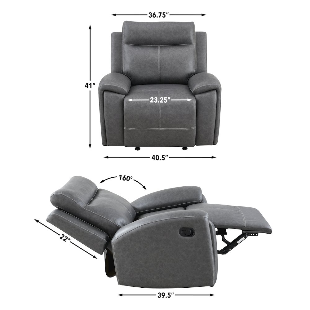 Gaston Manual Recliner